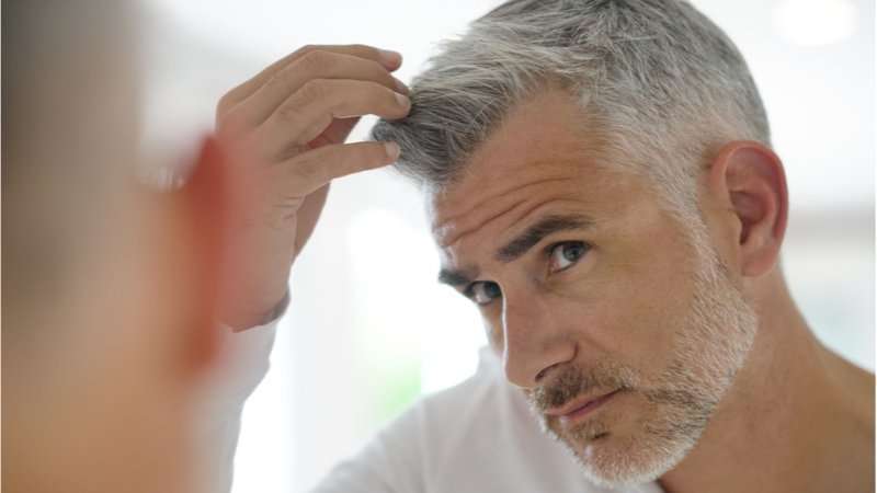 Hair graying