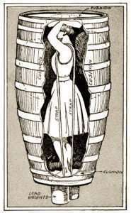 Annie Edson Taylor AKA Barrel Annie, First To Go Over Niagara Falls in Barrel