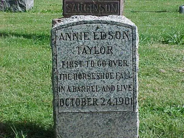 Annie Edson Taylor AKA Barrel Annie, First To Go Over Niagara Falls in Barrel