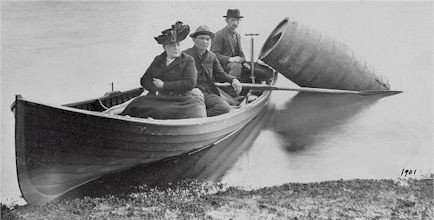 Annie Edson Taylor AKA Barrel Annie, First To Go Over Niagara Falls in Barrel